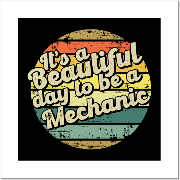 Mechanic job gifts Wall Art by SerenityByAlex